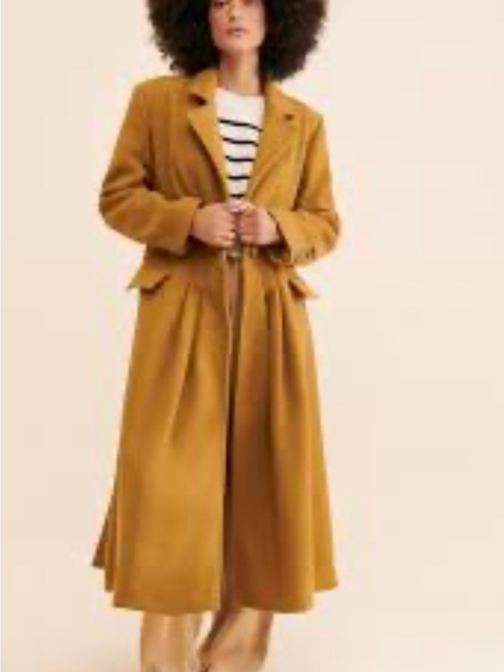 Free people Victoria Princess Wool Car Coat Large NWT